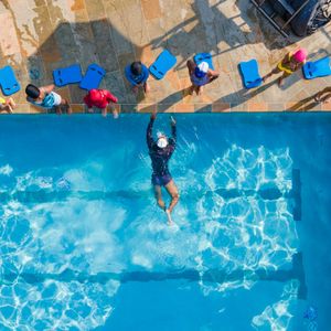 Ingreso piscina parque Marceleth